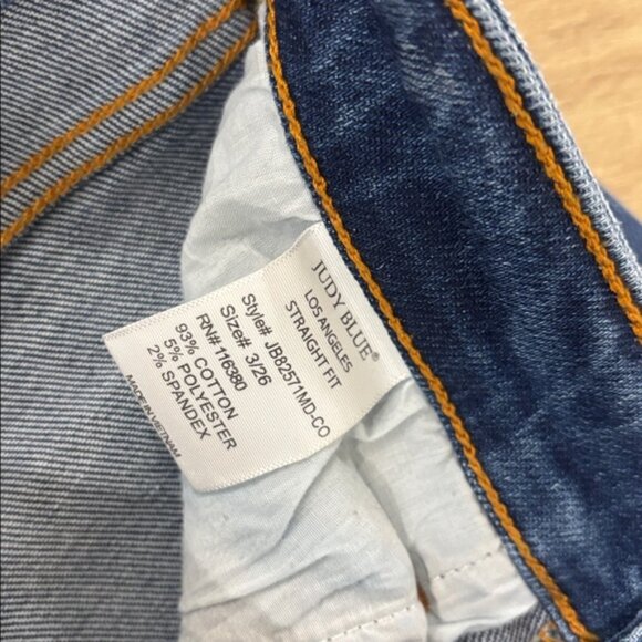 Judy Blue High Rise Denim Jeans size 3/26 - Picture 7 of 9